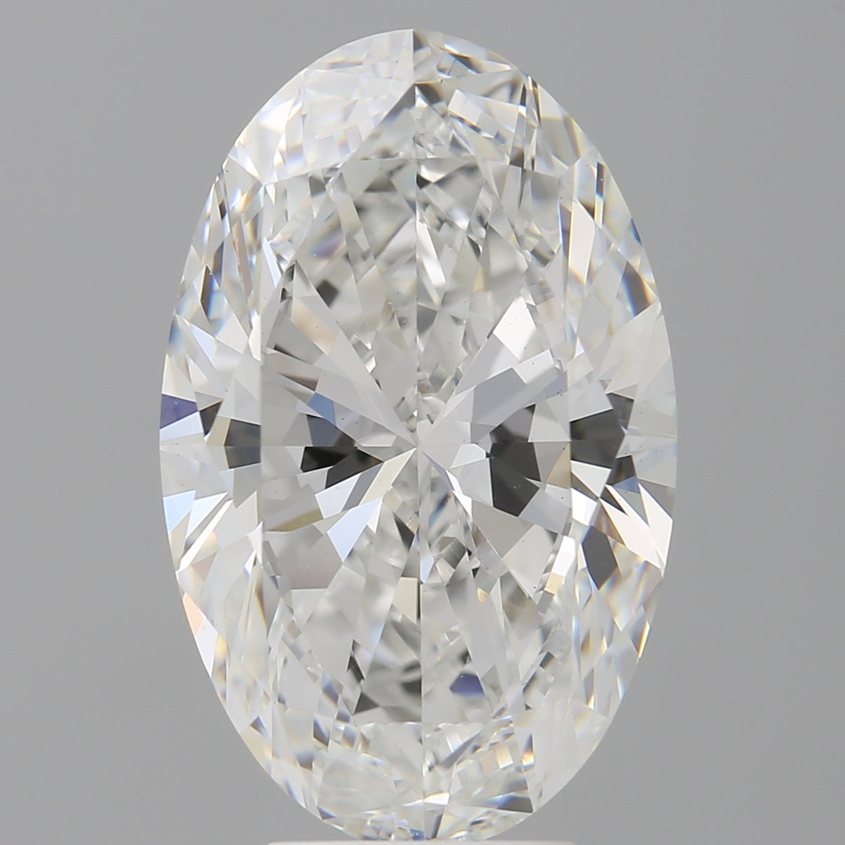 6.00 Carat Oval Shaped, Ideal Cut, F Color, VVS2 Clarity, IGI Certified Lab Grown Diamond