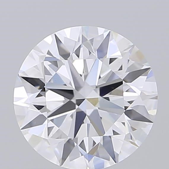 1.54 Carat Round Shaped, Ideal Cut, D Color, VVS2 Clarity, IGI Certified Lab Grown Diamond