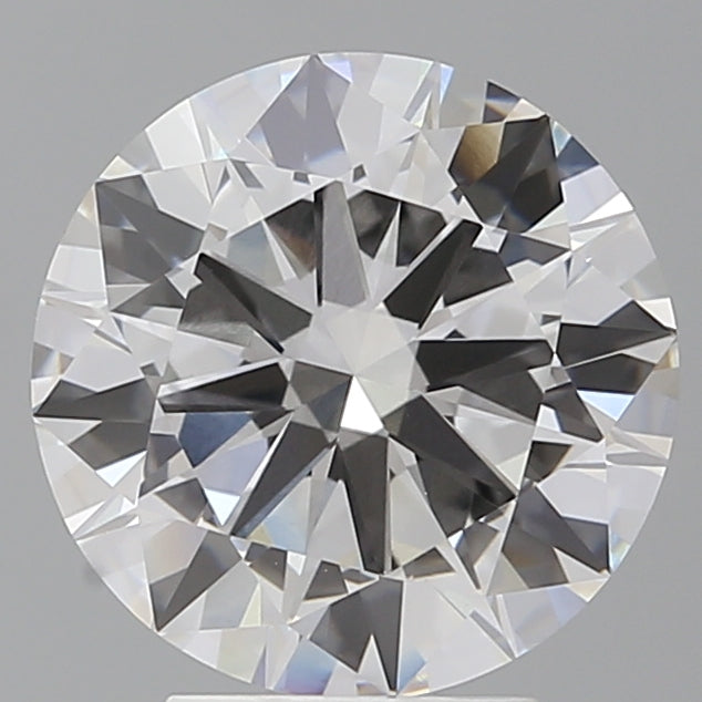 4.04 Carat Round Shaped, Excellent Cut, E Color, VVS2 Clarity, IGI Certified Lab Grown Diamond