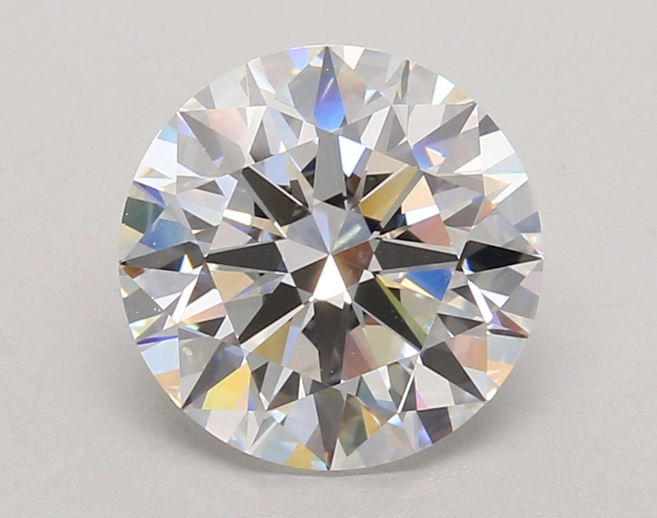 3.53 Carat Round Shaped, Ideal Cut, E Color, VVS1 Clarity, IGI Certified Lab Grown Diamond