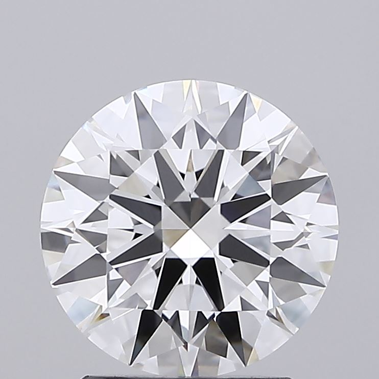 2.12 Carat Round Shaped, Ideal Cut, F Color, VVS2 Clarity, IGI Certified Lab Grown Diamond