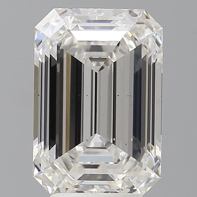 4.58 Carat Emerald Shaped, Ideal Cut, E Color, VS2 Clarity, IGI Certified Lab Grown Diamond