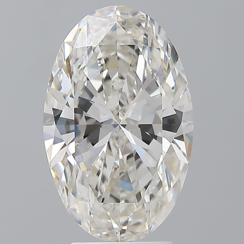 4.09 Carat Oval Shaped, Ideal Cut, F Color, VS1 Clarity, IGI Certified Lab Grown Diamond