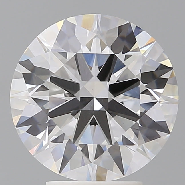 4.10 Carat Round Shaped, Ideal Cut, E Color, VVS2 Clarity, IGI Certified Lab Grown Diamond
