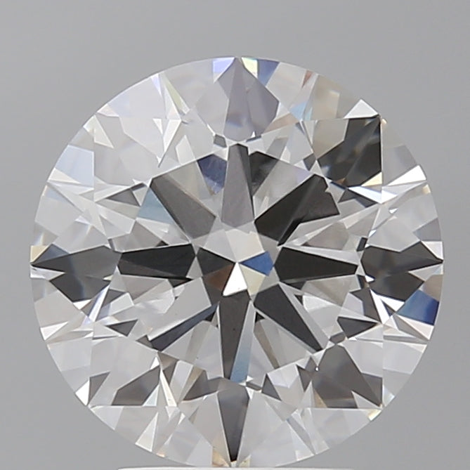 4.10 Carat Round Shaped, Ideal Cut, E Color, VVS2 Clarity, IGI Certified Lab Grown Diamond