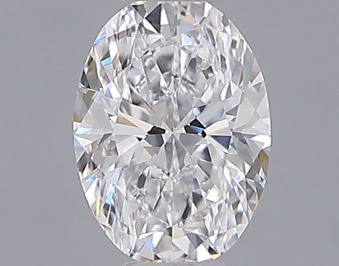 0.54 Carat Oval Shaped, Ideal Cut, D Color, VVS2 Clarity, IGI Certified Lab Grown Diamond