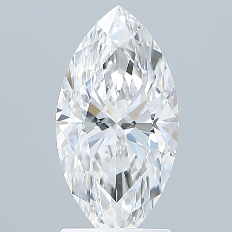 2.03 Carat Marquise Shaped, Ideal Cut, D Color, VVS2 Clarity, IGI Certified Lab Grown Diamond
