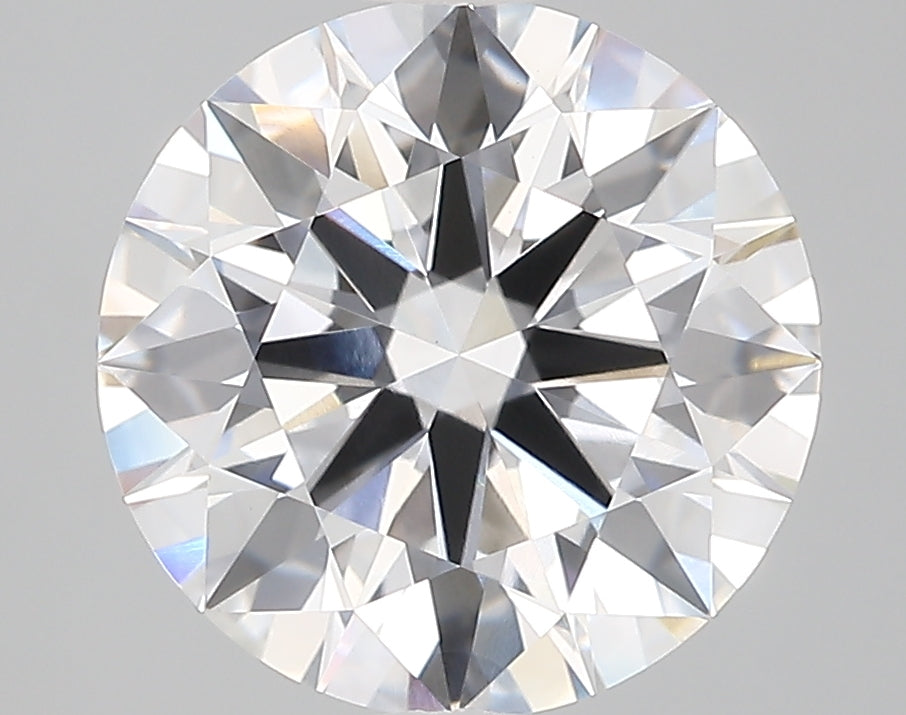 4.04 Carat Round Shaped, Ideal Cut, D Color, VVS2 Clarity, IGI Certified Lab Grown Diamond
