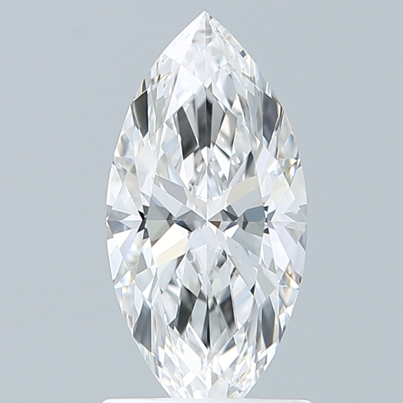 1.26 Carat Marquise Shaped, Ideal Cut, D Color, VVS2 Clarity, IGI Certified Lab Grown Diamond