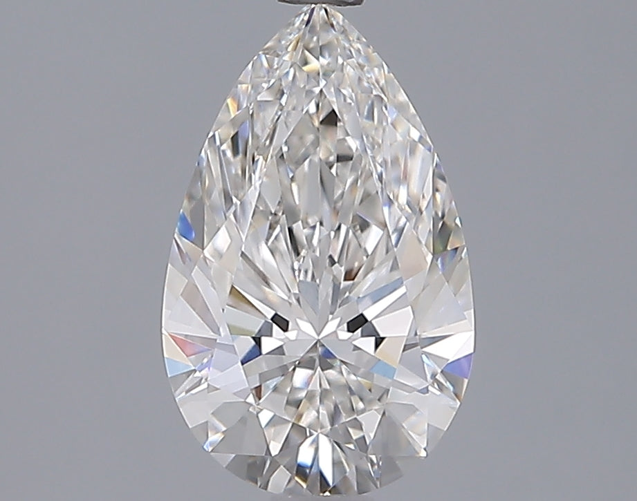 1.55 Carat Pear Shaped, Ideal Cut, F Color, VVS1 Clarity, IGI Certified Lab Grown Diamond