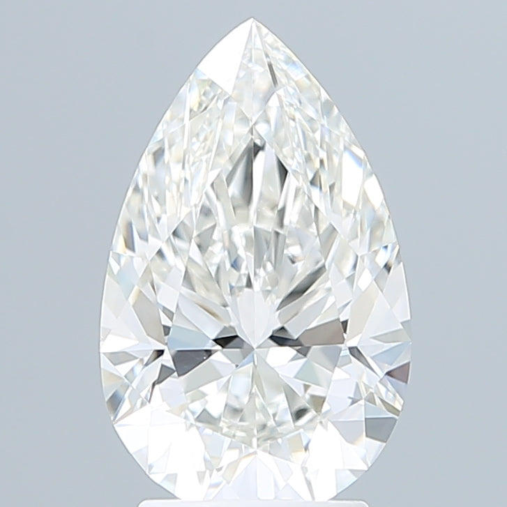 3.10 Carat Pear Shaped, Excellent Cut, G Color, VVS1 Clarity, IGI Certified Lab Grown Diamond