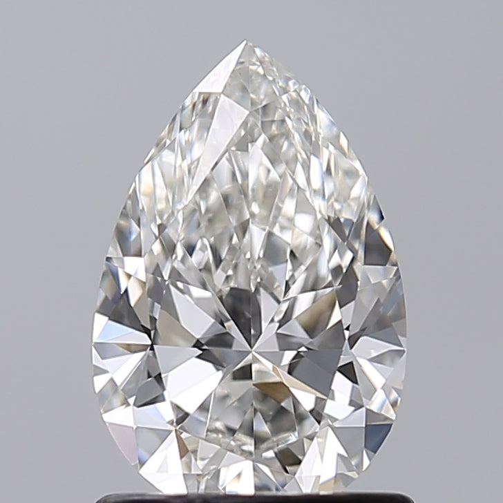 1.02 Carat Pear Shaped, Excellent Cut, G Color, VVS2 Clarity, IGI Certified Lab Grown Diamond