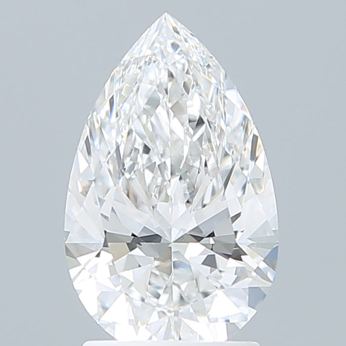 2.06 Carat Pear Shaped, Ideal Cut, D Color, VVS2 Clarity, IGI Certified Lab Grown Diamond