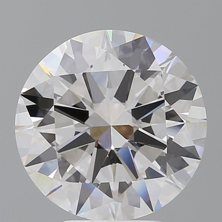 5.08 Carat Round Shaped, Excellent Cut, F Color, VVS2 Clarity, IGI Certified Lab Grown Diamond