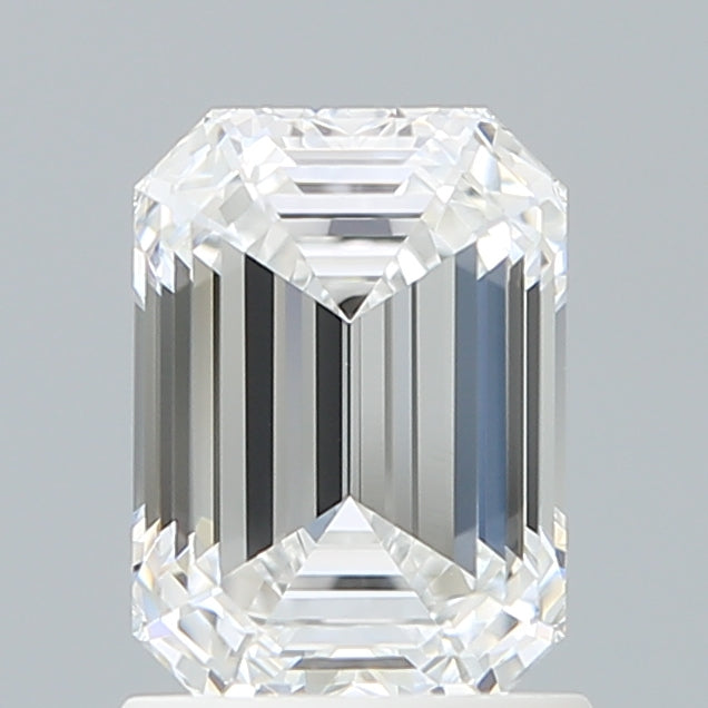 1.53 Carat Emerald Shaped, Ideal Cut, D Color, VVS2 Clarity, IGI Certified Lab Grown Diamond