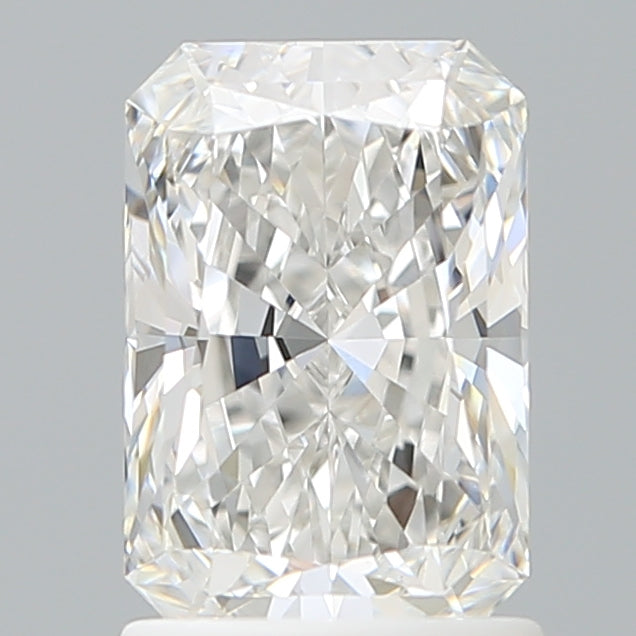 1.56 Carat Radiant Shaped, Ideal Cut, E Color, VVS2 Clarity, IGI Certified Lab Grown Diamond