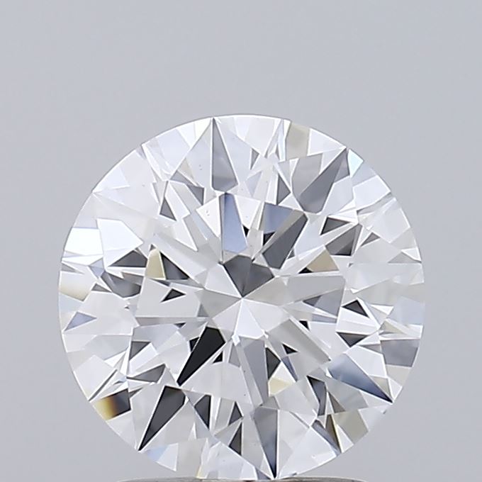 2.11 Carat Round Shaped, Ideal Cut, D Color, VS1 Clarity, IGI Certified Lab Grown Diamond