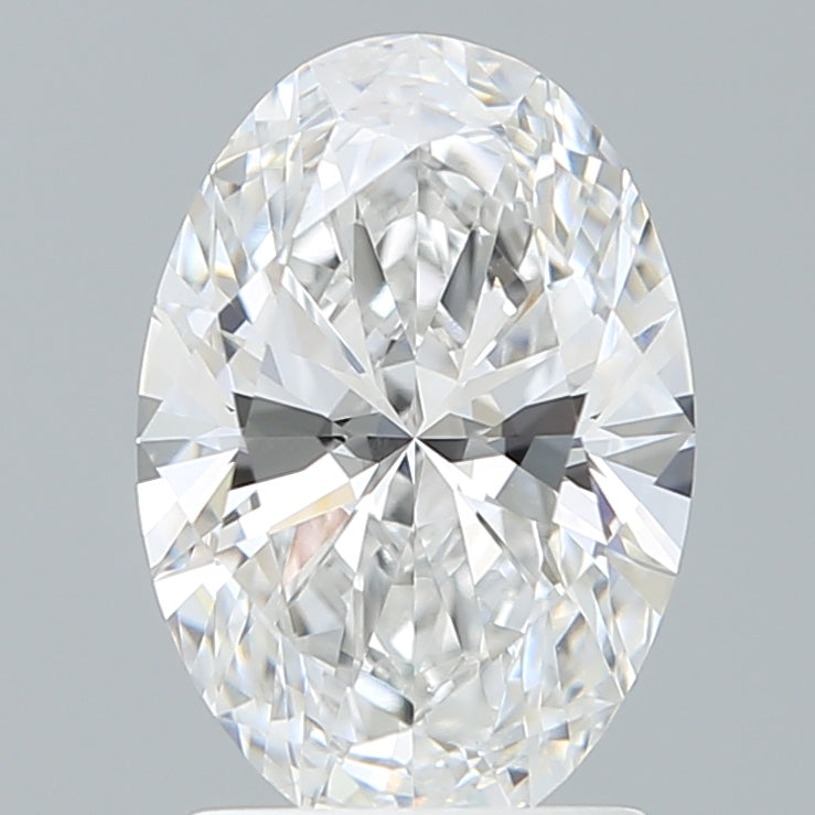 1.94 Carat Oval Shaped, Ideal Cut, D Color, VVS2 Clarity, IGI Certified Lab Grown Diamond