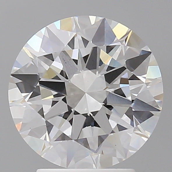 3.04 Carat Round Shaped, Excellent Cut, E Color, VVS2 Clarity, IGI Certified Lab Grown Diamond