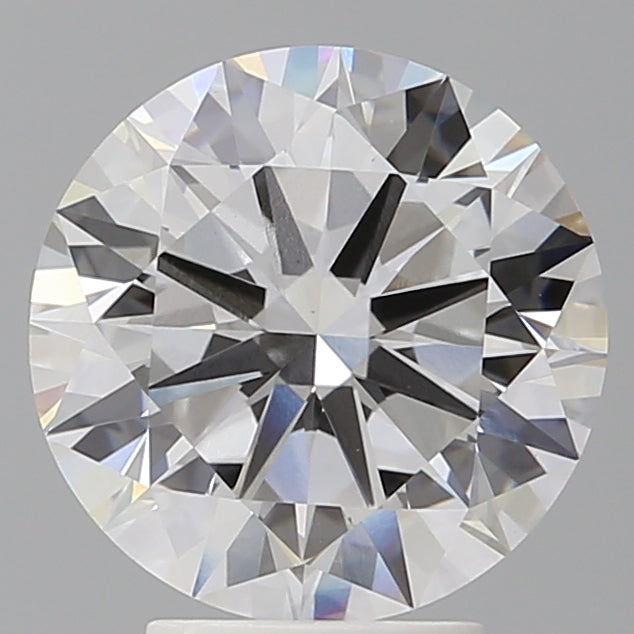 4.02 Carat Round Shaped, Excellent Cut, E Color, VVS2 Clarity, IGI Certified Lab Grown Diamond