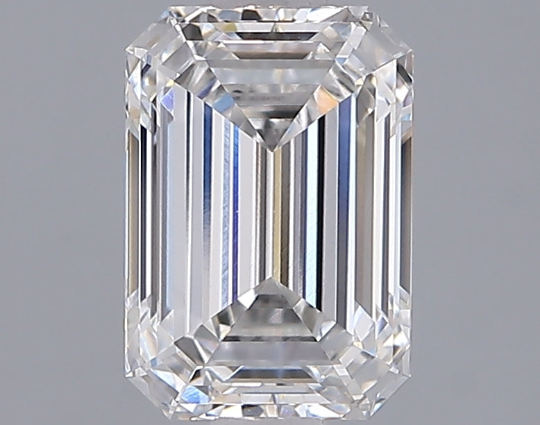 2.02 Carat Emerald Shaped, Ideal Cut, E Color, VVS2 Clarity, IGI Certified Lab Grown Diamond