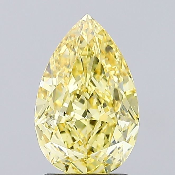 2.25 Carat Pear Shaped, Ideal Cut, VVS2 Clarity, IGI Certified Lab Grown Diamond