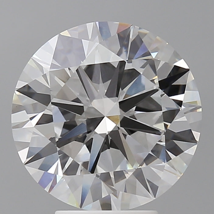 5.04 Carat Round Shaped, Excellent Cut, E Color, VVS2 Clarity, IGI Certified Lab Grown Diamond