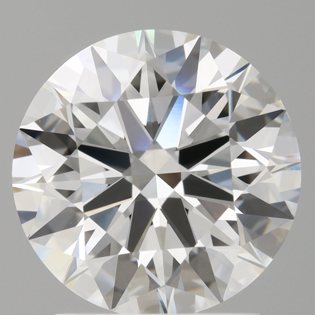 2.07 Carat Round Shaped, Ideal Cut, E Color, VVS2 Clarity, IGI Certified Lab Grown Diamond