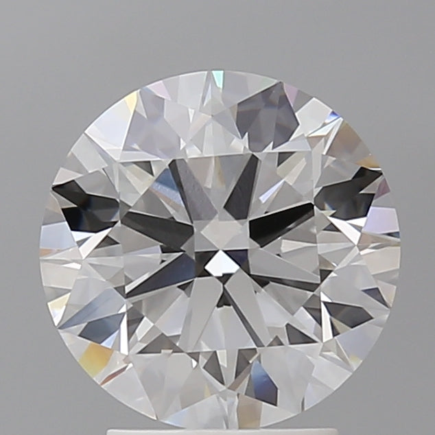 3.03 Carat Round Shaped, Ideal Cut, E Color, VVS2 Clarity, IGI Certified Lab Grown Diamond