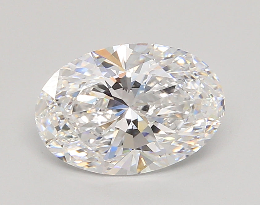 2.05 Carat Oval Shaped, Ideal Cut, D Color, VVS2 Clarity, IGI Certified Lab Grown Diamond