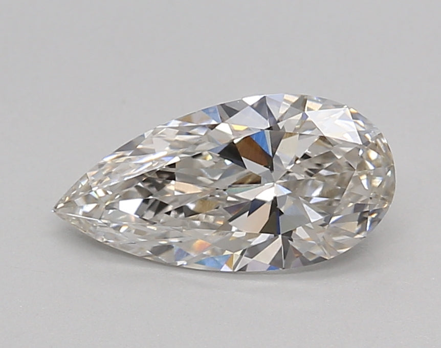 1.02 Carat Pear Shaped, Ideal Cut, G Color, VVS2 Clarity, IGI Certified Lab Grown Diamond