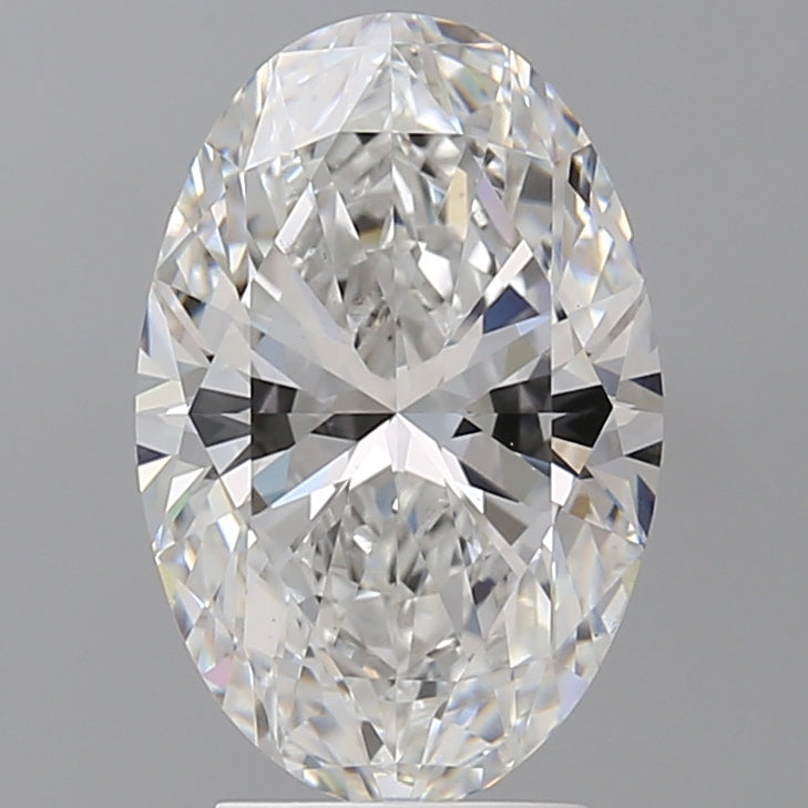 3.53 Carat Oval Shaped, Ideal Cut, E Color, VVS2 Clarity, IGI Certified Lab Grown Diamond