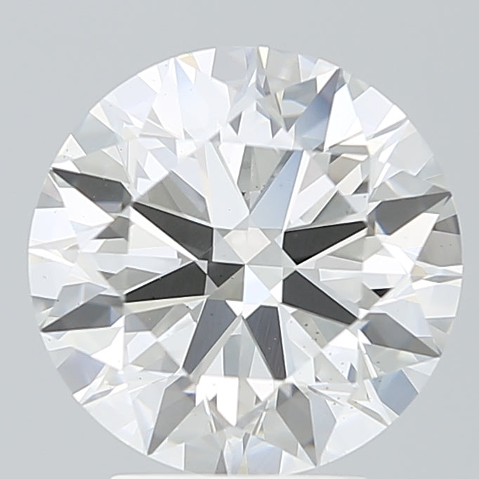 3.84 Carat Round Shaped, Ideal Cut, G Color, VS2 Clarity, IGI Certified Lab Grown Diamond