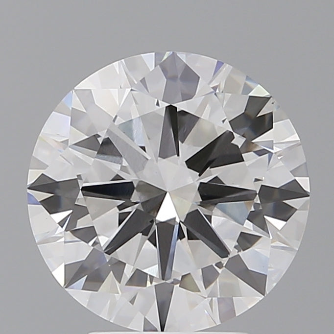 4.02 Carat Round Shaped, Excellent Cut, E Color, VVS2 Clarity, IGI Certified Lab Grown Diamond