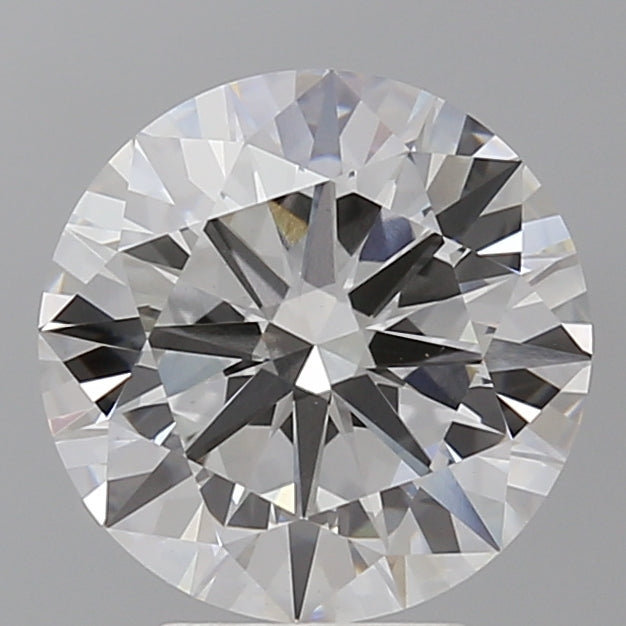 3.47 Carat Round Shaped, Excellent Cut, E Color, VVS2 Clarity, IGI Certified Lab Grown Diamond