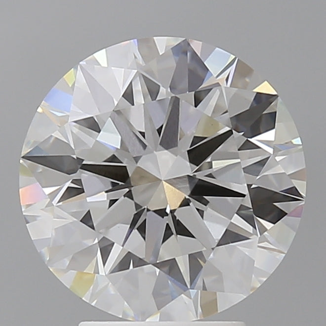4.09 Carat Round Shaped, Ideal Cut, E Color, VVS2 Clarity, IGI Certified Lab Grown Diamond