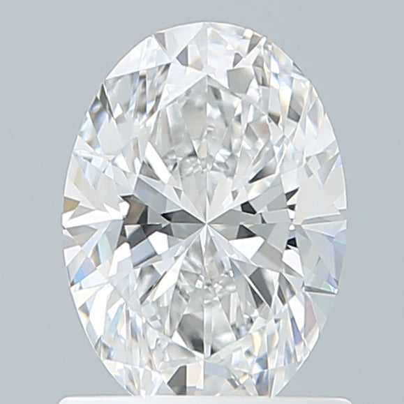 1.07 Carat Oval Shaped, Excellent Cut, D Color, VVS2 Clarity, IGI Certified Lab Grown Diamond