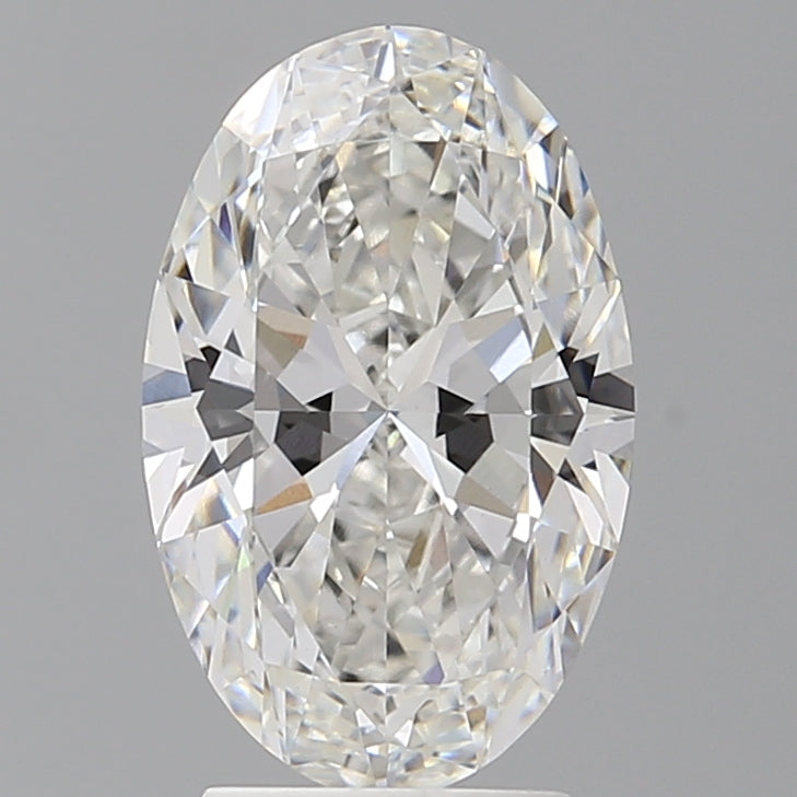 3.02 Carat Oval Shaped, Ideal Cut, F Color, VVS2 Clarity, IGI Certified Lab Grown Diamond