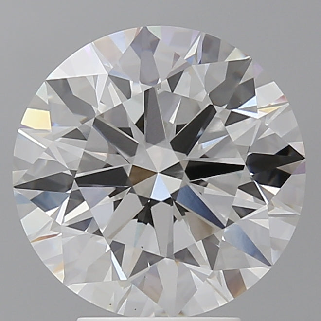 4.58 Carat Round Shaped, Ideal Cut, F Color, VS1 Clarity, IGI Certified Lab Grown Diamond