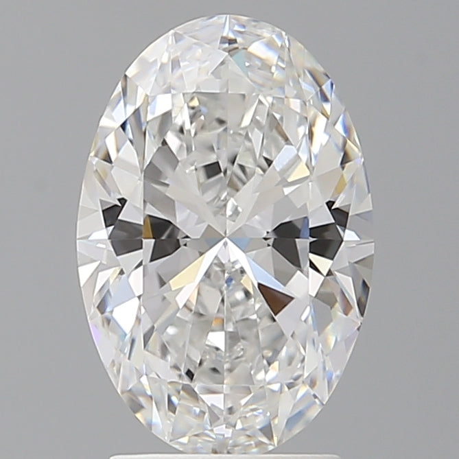 2.57 Carat Oval Shaped, Ideal Cut, E Color, VVS2 Clarity, IGI Certified Lab Grown Diamond