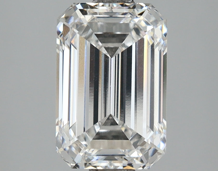 2.57 Carat Emerald Shaped, Ideal Cut, D Color, VS1 Clarity, IGI Certified Lab Grown Diamond