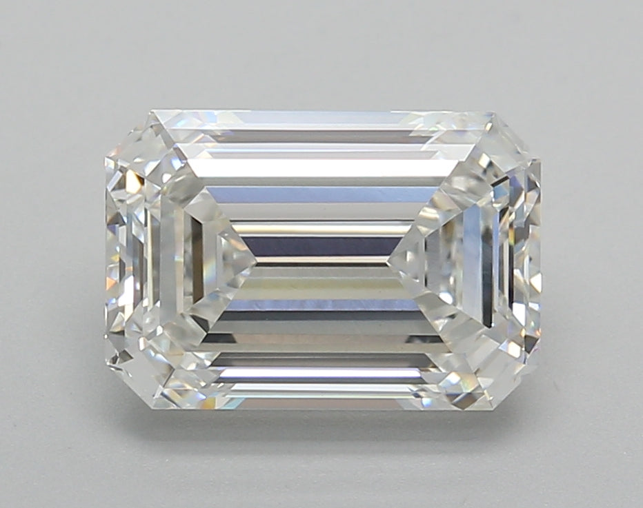 3.01 Carat Emerald Shaped, Excellent Cut, F Color, VVS2 Clarity, IGI Certified Lab Grown Diamond
