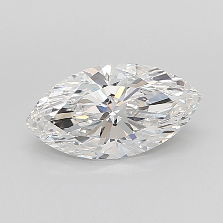 4.00 Carat Marquise Shaped, Ideal Cut, E Color, VVS2 Clarity, IGI Certified Lab Grown Diamond