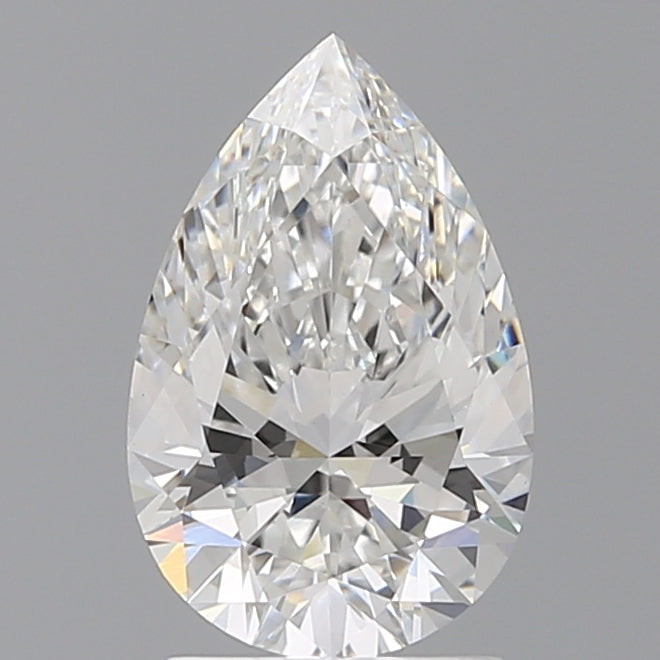 2.09 Carat Pear Shaped, Ideal Cut, E Color, VVS2 Clarity, IGI Certified Lab Grown Diamond