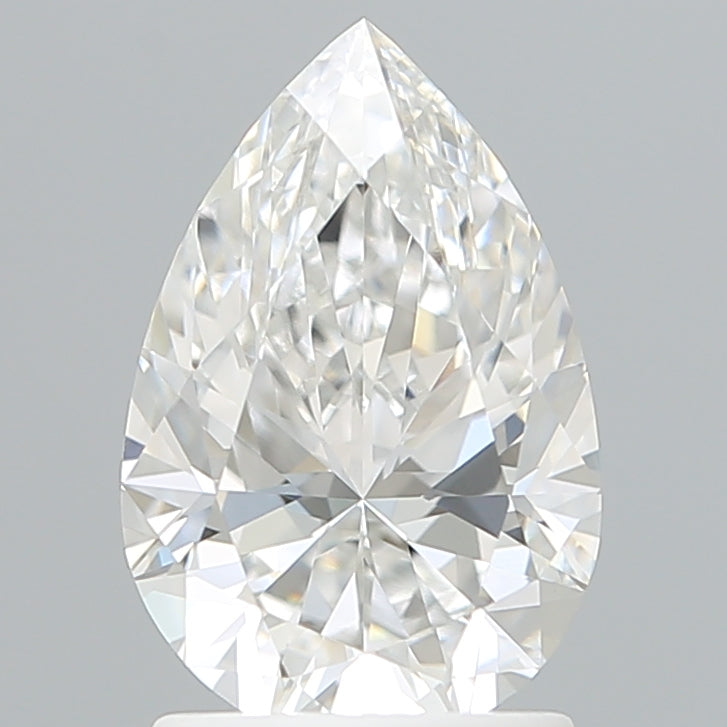 1.70 Carat Pear Shaped, Ideal Cut, E Color, VVS2 Clarity, IGI Certified Lab Grown Diamond
