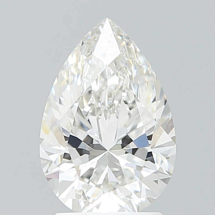 2.29 Carat Pear Shaped, Excellent Cut, E Color, VVS2 Clarity, IGI Certified Lab Grown Diamond