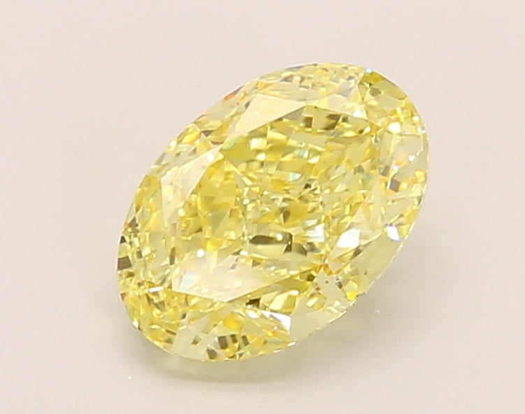 1.55 Carat Oval Shaped, Excellent Cut, VVS2 Clarity, IGI Certified Lab Grown Diamond