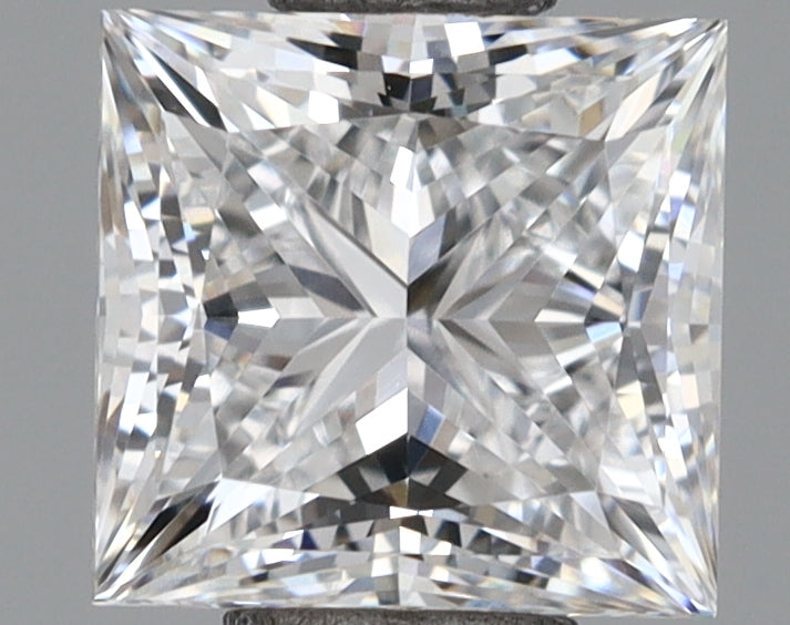 1.02 Carat Princess Shaped, Ideal Cut, E Color, VVS1 Clarity, IGI Certified Lab Grown Diamond