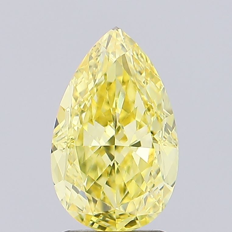 1.56 Carat Pear Shaped, Ideal Cut, VVS2 Clarity, IGI Certified Lab Grown Diamond