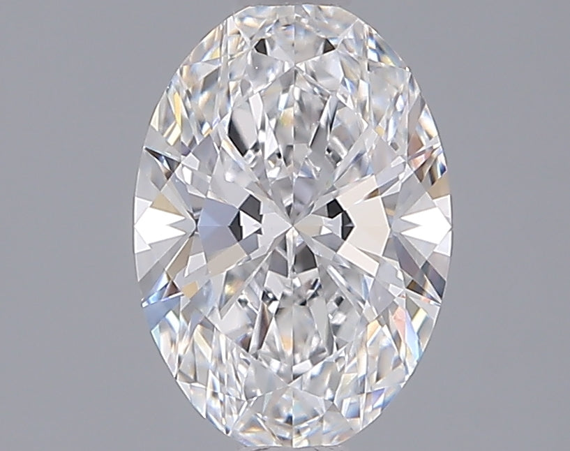 1.56 Carat Oval Shaped, Ideal Cut, D Color, VVS2 Clarity, IGI Certified Lab Grown Diamond